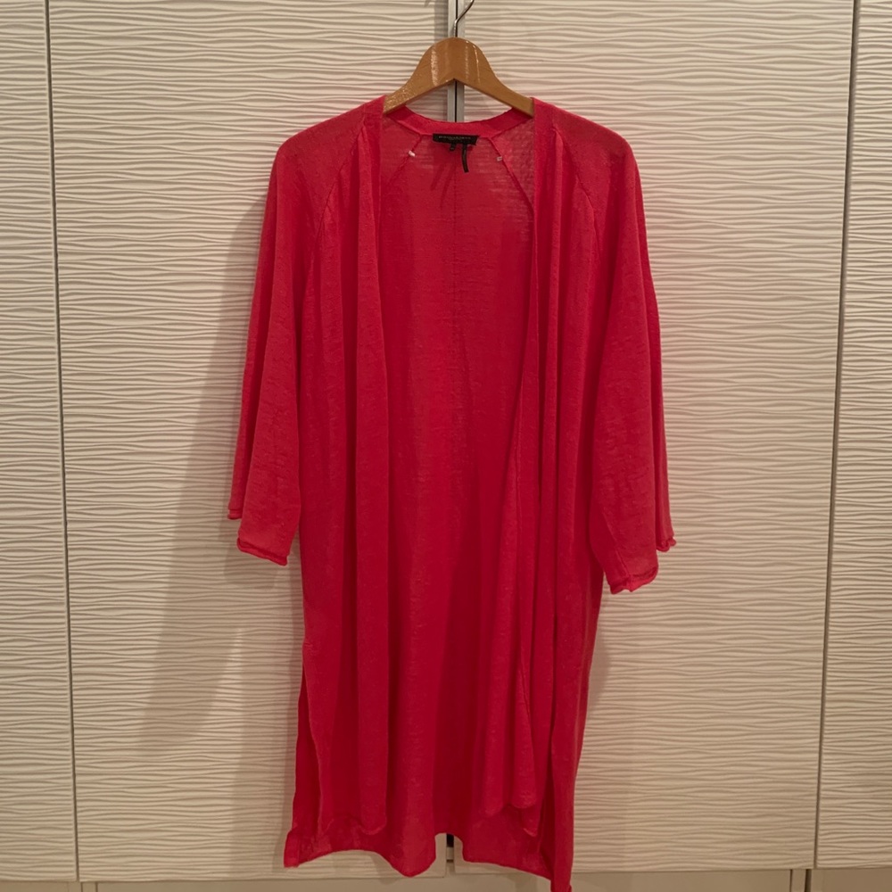 Donna Karan pink cardigan